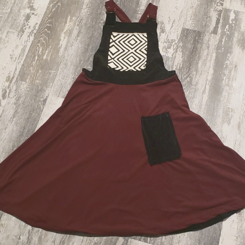 Homemade over all dress